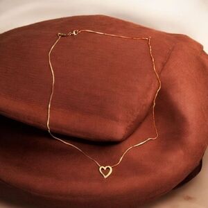 Gold Plated Heart Necklace